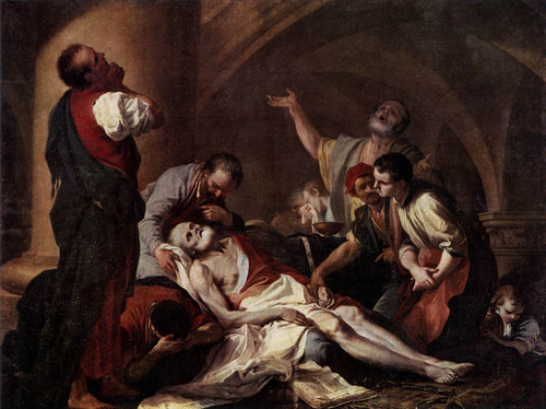 ‘The Death of Socrates’ by Giambettino Cignaroli