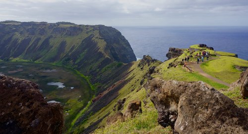 Hundreds of thousands of visitors come to Rapa Nui each year. 